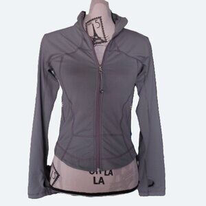 COPY - Lululemon grey green vintage jacket zip size 4
